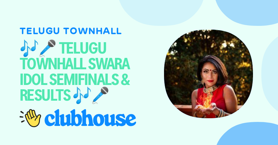 Telugu Townhall Swara Idol Semifinals Results