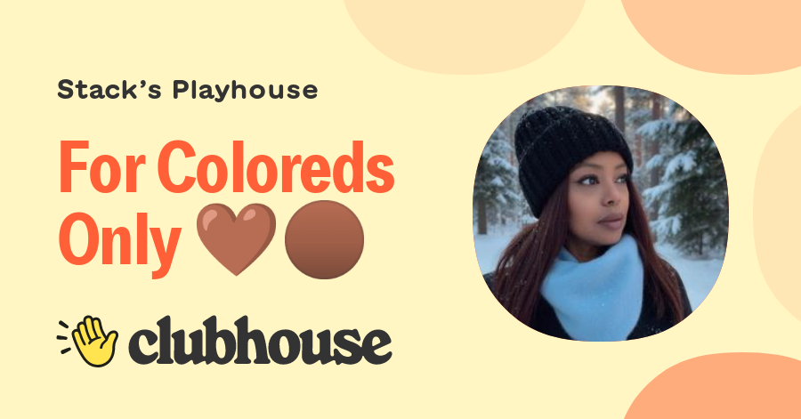 For Coloreds Only 🤎🟤