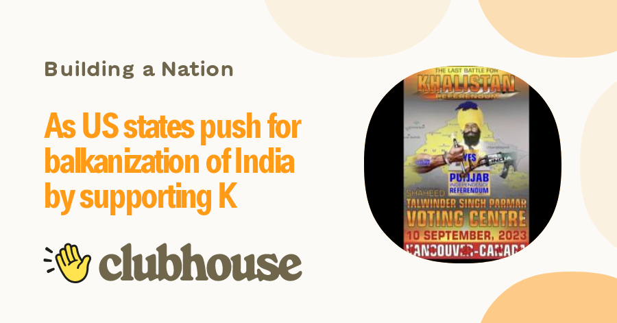 As US states push for balkanization of India by supporting K