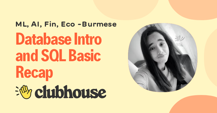 Database Intro and SQL Basic Recap