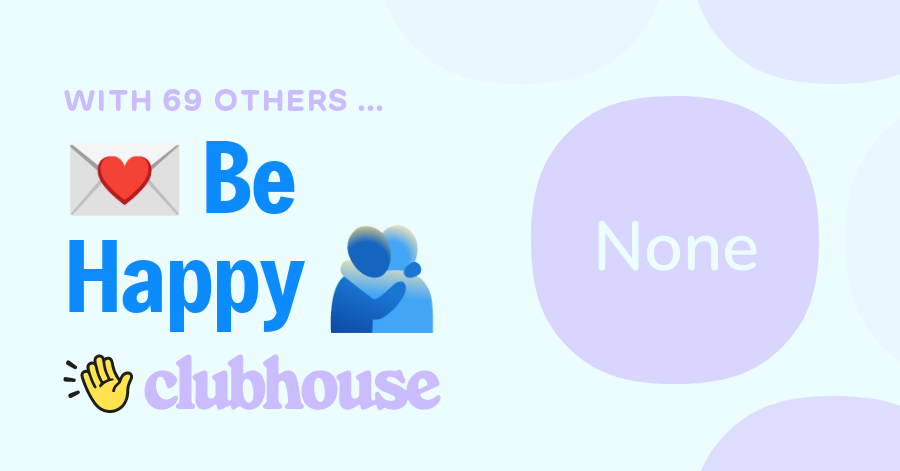 Join ๐ Be Happy ๐ซ