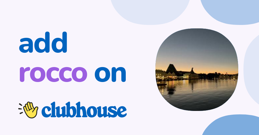 Rocco Cahill - Clubhouse