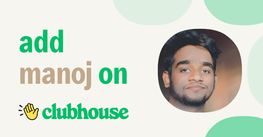 Manoj Kiran - Clubhouse