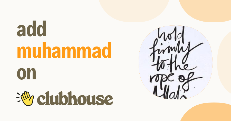 Muhammad Adam - Clubhouse