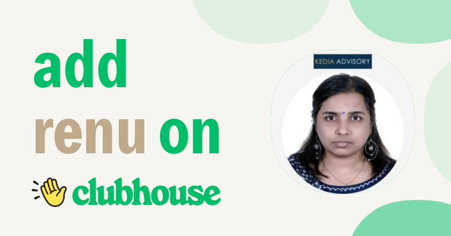 Renu Sharma - Clubhouse